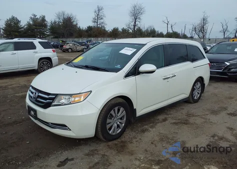 2017 Honda Odyssey Se z USA, uszkodzony, nr VIN 5FNRL5H34HB009842